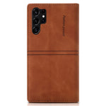For Samsung Galaxy S25 Ultra Wallet Case Magnetic Closing Leather Phone Cover