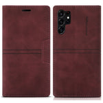 For Samsung Galaxy S25 Ultra Wallet Case Magnetic Closing Leather Phone Cover
