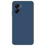 For Oppo A57 (2022) 5G / A77 5G Bump Proof Rubberized TPU Phone Case with Microfiber Lining Straight Edge Cell Phone Back Cover