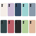 For Oppo A57 (2022) 5G / A77 5G Bump Proof Rubberized TPU Phone Case with Microfiber Lining Straight Edge Cell Phone Back Cover