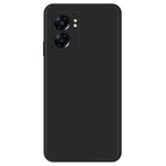 For Oppo A57 (2022) 5G / A77 5G Bump Proof Rubberized TPU Phone Case with Microfiber Lining Straight Edge Cell Phone Back Cover
