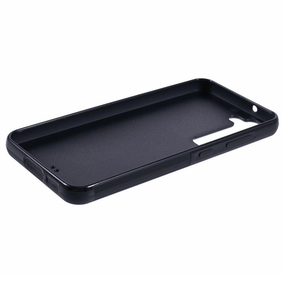 Samsung Galaxy S23 Magnetiskt skal Smidd textur Aramidfiber+TPU Halkfri Mobilskal