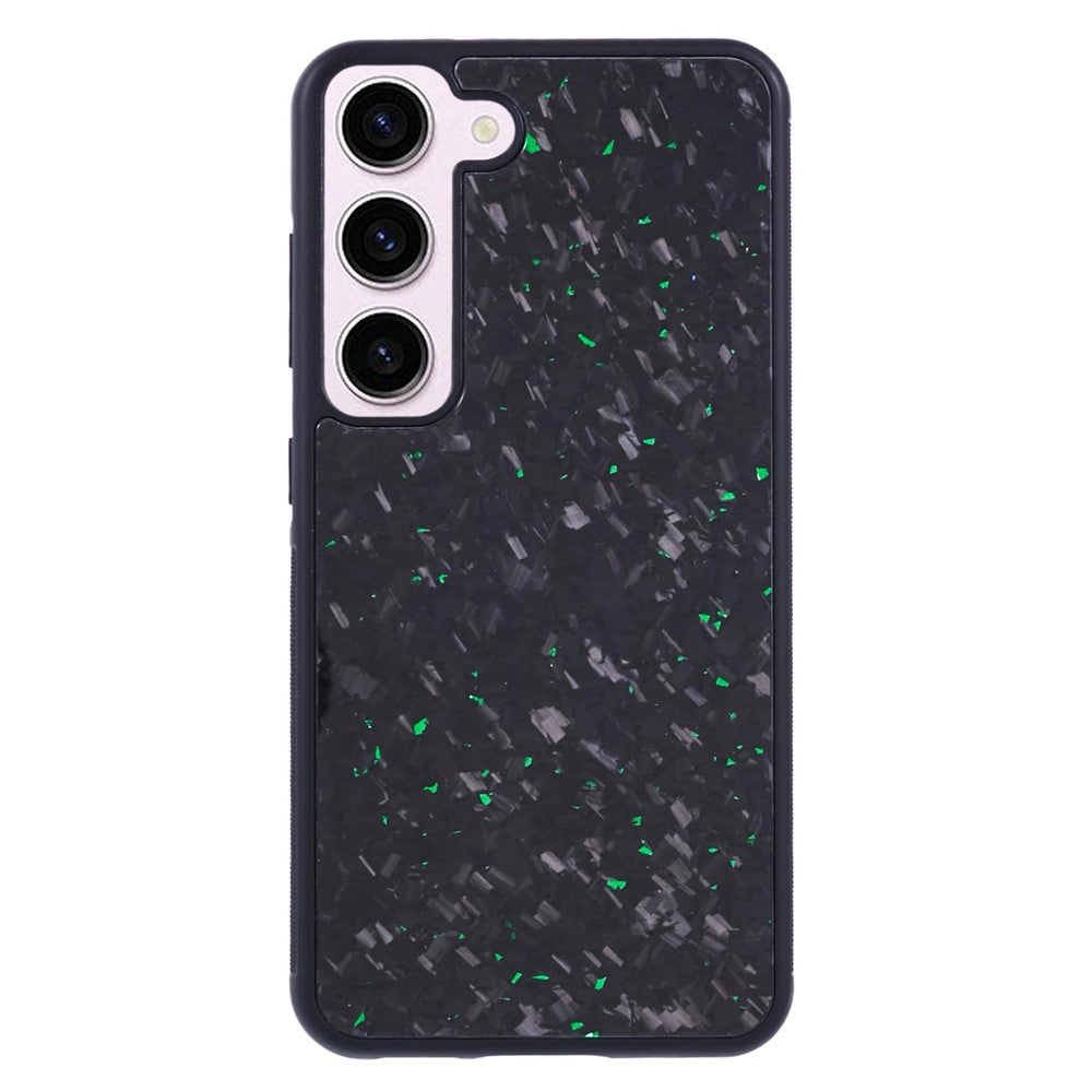 Samsung Galaxy S23 Magnetiskt skal Smidd textur Aramidfiber+TPU Halkfri Mobilskal