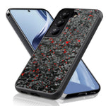 Samsung Galaxy S23 Magnetiskt skal Smidd textur Aramidfiber+TPU Halkfri Mobilskal