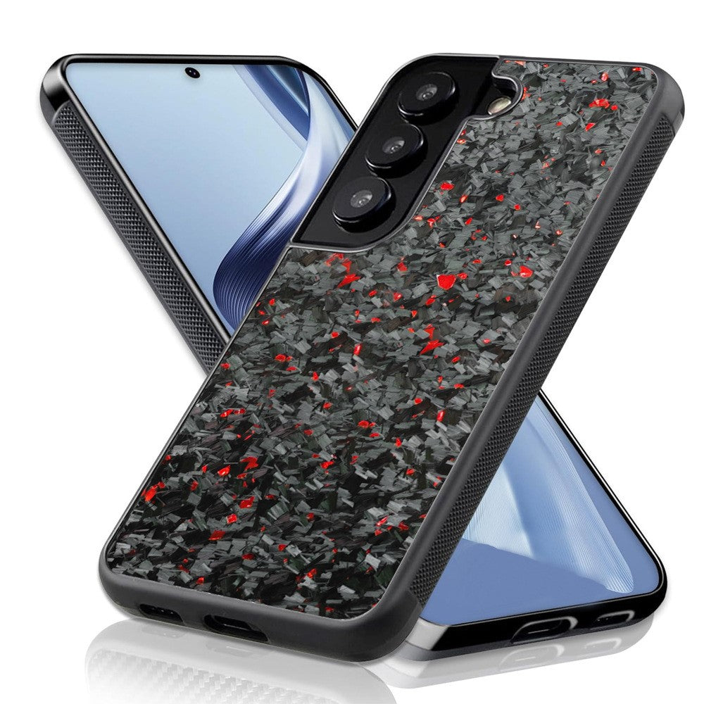 Samsung Galaxy S23 Magnetiskt skal Smidd textur Aramidfiber+TPU Halkfri Mobilskal