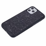 For iPhone 11 Pro Magnetic Case Forged Texture Aramid Fiber+TPU Anti-Slip Phone Cover