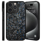 Til iPhone 14 Pro Magnetisk Etui Smedet Tekstur Aramidfiber+TPU Anti-Skrid Telefoncover