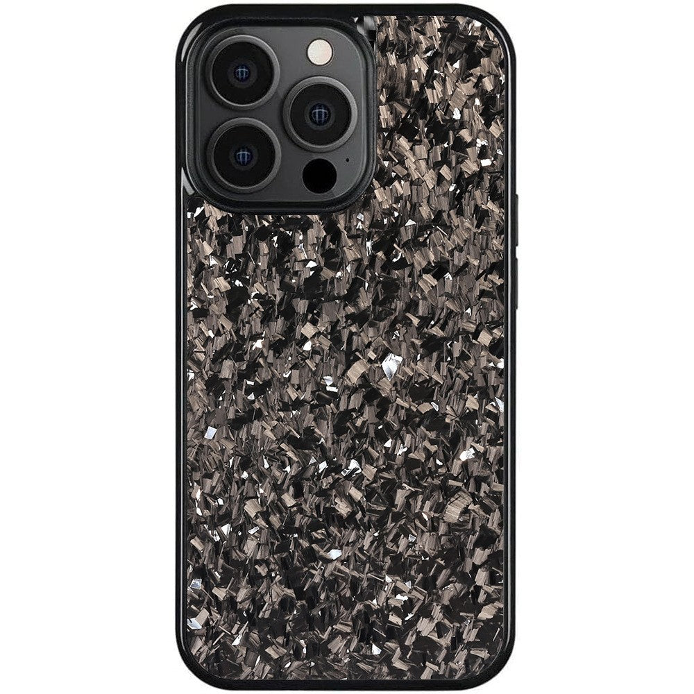 Til iPhone 14 Pro Magnetisk Etui Smedet Tekstur Aramidfiber+TPU Anti-Skrid Telefoncover