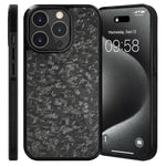 Til iPhone 14 Pro Magnetisk Etui Smedet Tekstur Aramidfiber+TPU Anti-Skrid Telefoncover