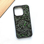 For iPhone 12 / 12 Pro Magnetic Case Forged Texture Aramid Fiber+TPU Anti-Slip Phone Cover