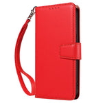 For Samsung Galaxy A25 5G (Global) (161.0 x 76.5 x 8.3mm) Case RFID Blocking PU Leather Wallet Flip Phone Cover with Wrist Strap