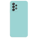 For Samsung Galaxy A52 4G / 5G / A52s 5G Shockproof Smartphone Case, Rubberized TPU+Microfiber Lining Straight Edge Phone Back Cover