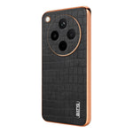 AZNS For Oppo Find X8 5G Case Electroplating Crocodile Texture PU+TPU Phone Cover