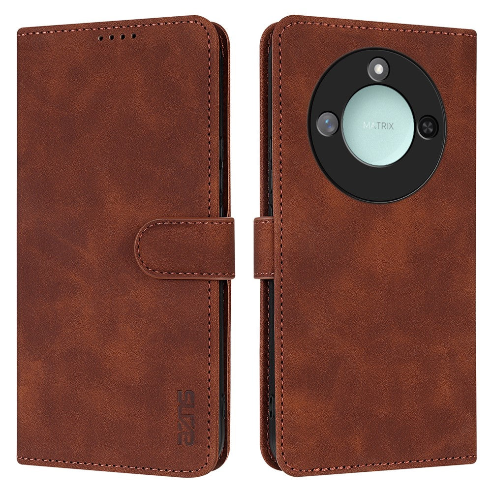 AZNS For Honor X60 5G Case PU Leather Wallet Phone Cover