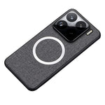 For Xiaomi 15 Magnetic Case Drop-Proof TPU+Cloth Back Phone Cover