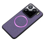 For Xiaomi 15 Magnetic Case Drop-Proof TPU+Cloth Back Phone Cover