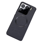 For Xiaomi 15 Magnetic Case Litchi Texture PU Leather+TPU Phone Cover