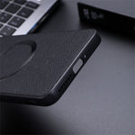 For Xiaomi 15 Magnetic Case Litchi Texture PU Leather+TPU Phone Cover