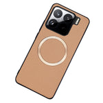 For Xiaomi 15 Magnetic Case Litchi Texture PU Leather+TPU Phone Cover