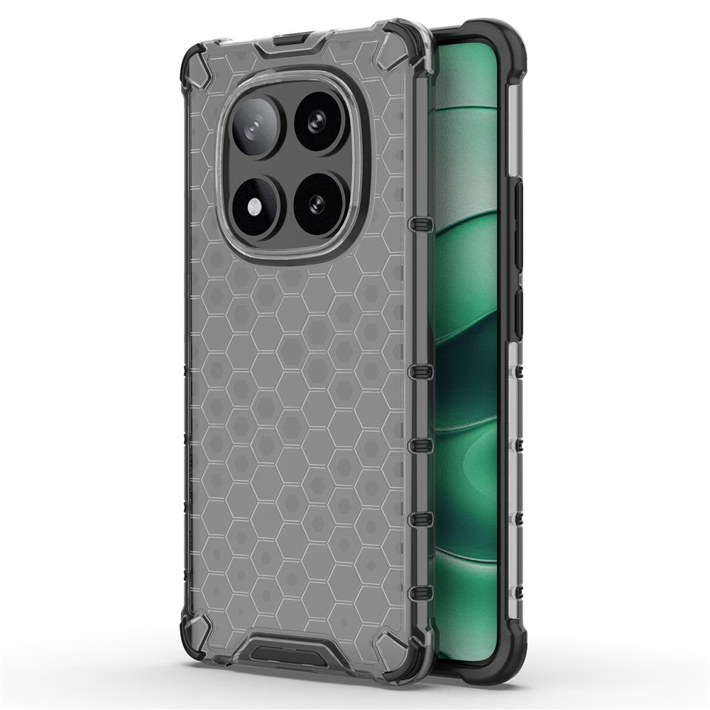 For Xiaomi Redmi Note 14 Pro 5G / Poco X7 5G Case PC+TPU Phone Cover Honeycomb Shape