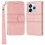 For Xiaomi Redmi Note 14 5G Case Wallet Skin-touch Leather Imprinted Phone Cover