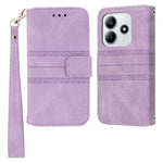 For Xiaomi Redmi Note 14 5G Case Wallet Skin-touch Leather Imprinted Phone Cover