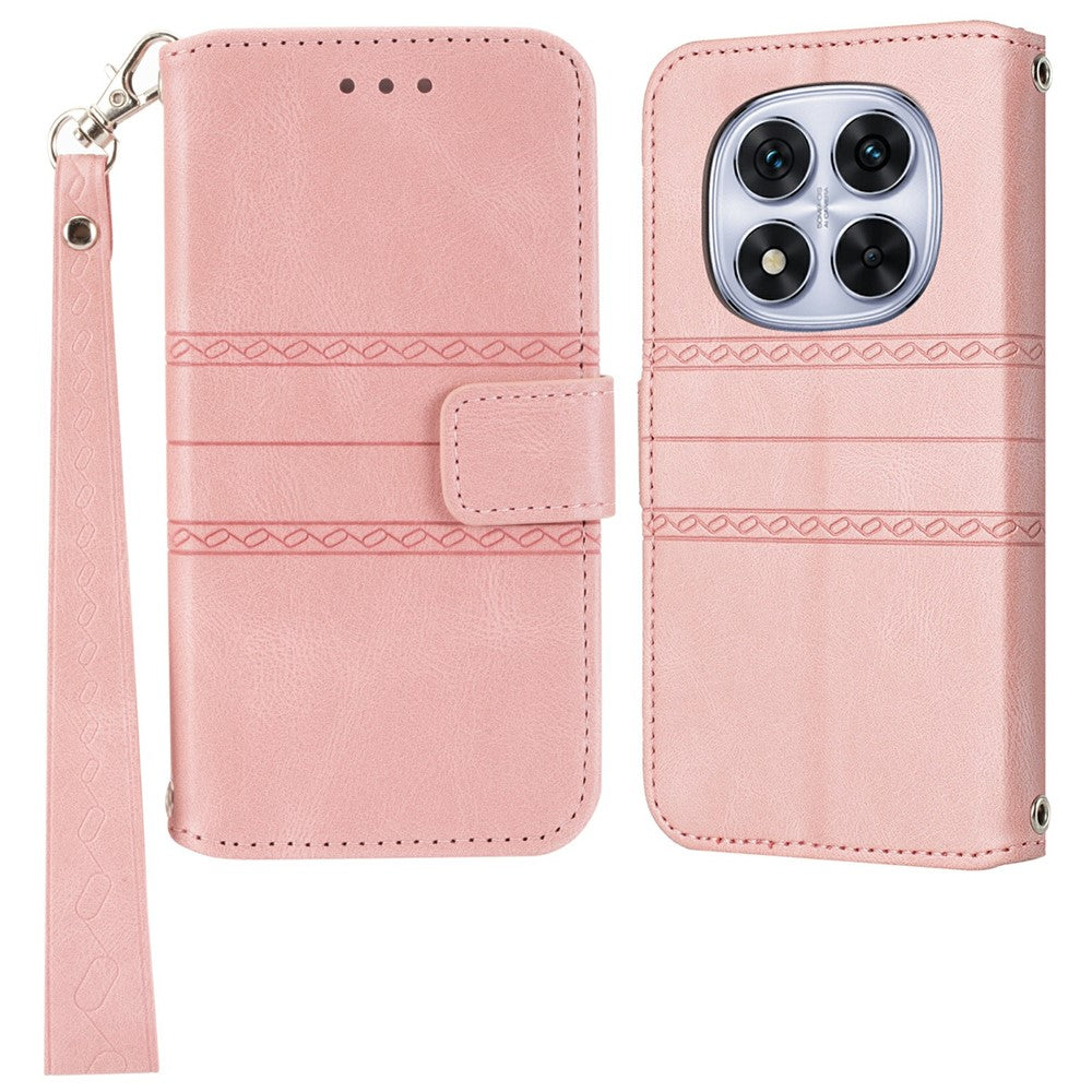 For Xiaomi Redmi Note 14 Pro+ 5G Case Wallet Skin-Touch Leather Imprinted Phone Cover
