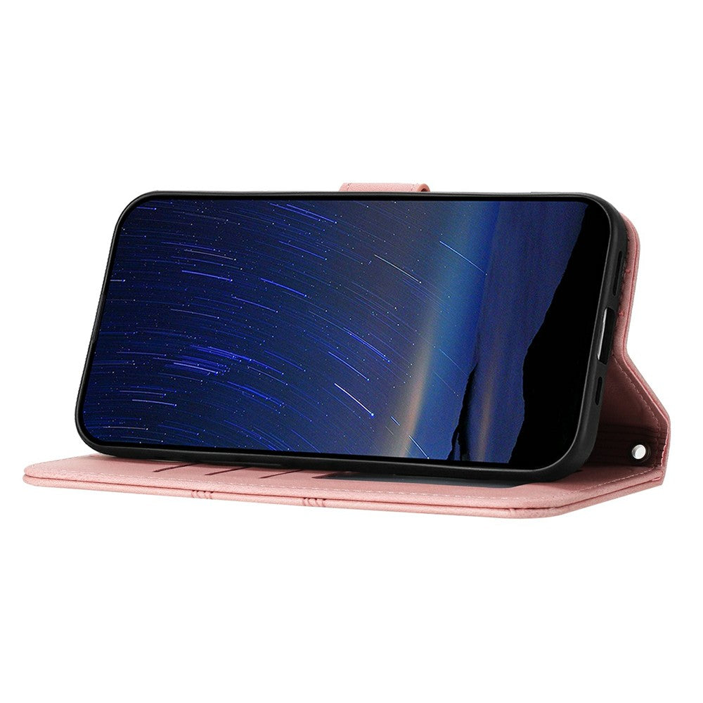 For Xiaomi Redmi Note 14 Pro+ 5G Case Wallet Skin-Touch Leather Imprinted Phone Cover