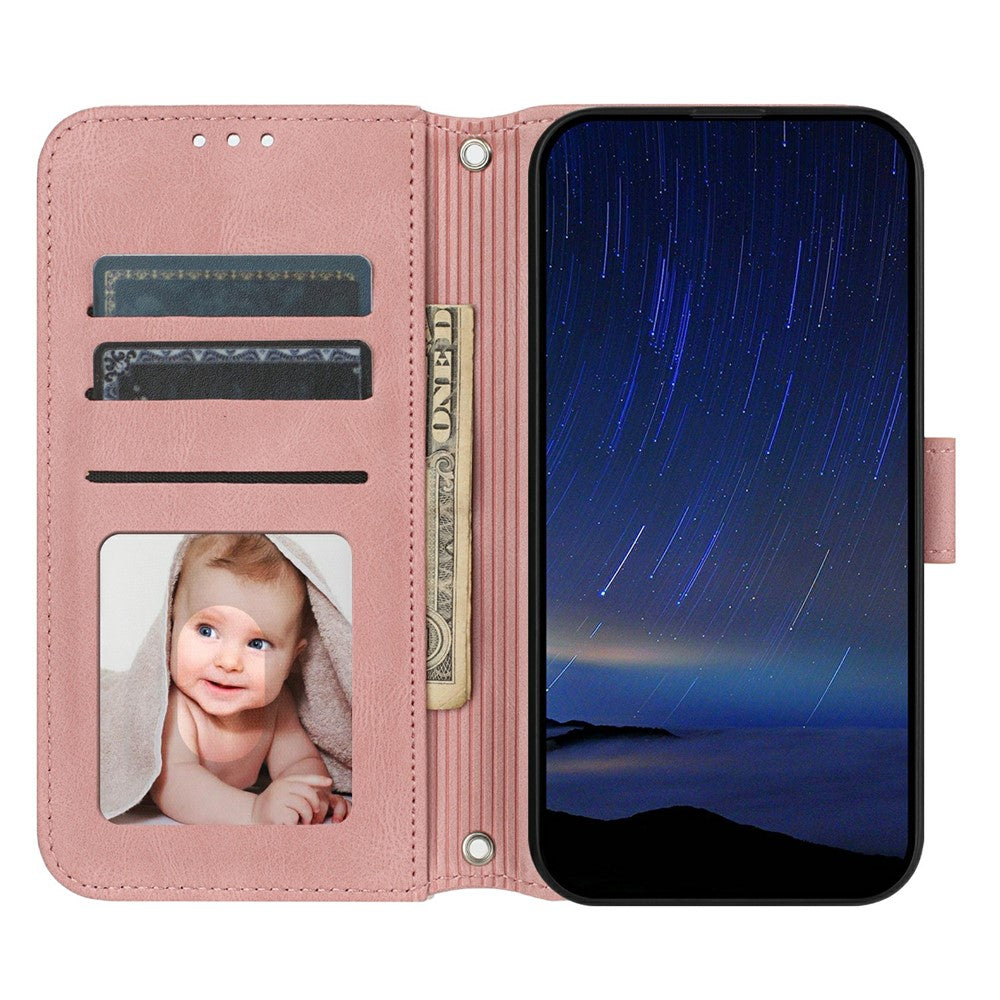 For Xiaomi Redmi Note 14 Pro+ 5G Case Wallet Skin-Touch Leather Imprinted Phone Cover