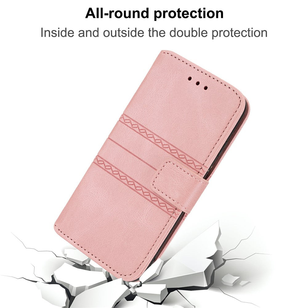 For Xiaomi Redmi Note 14 Pro+ 5G Case Wallet Skin-Touch Leather Imprinted Phone Cover