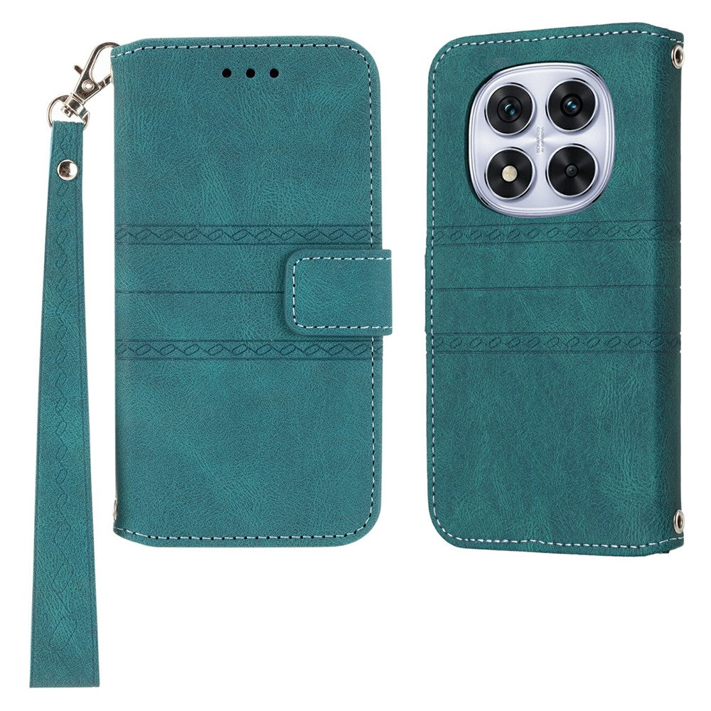 For Xiaomi Redmi Note 14 Pro+ 5G Case Wallet Skin-Touch Leather Imprinted Phone Cover