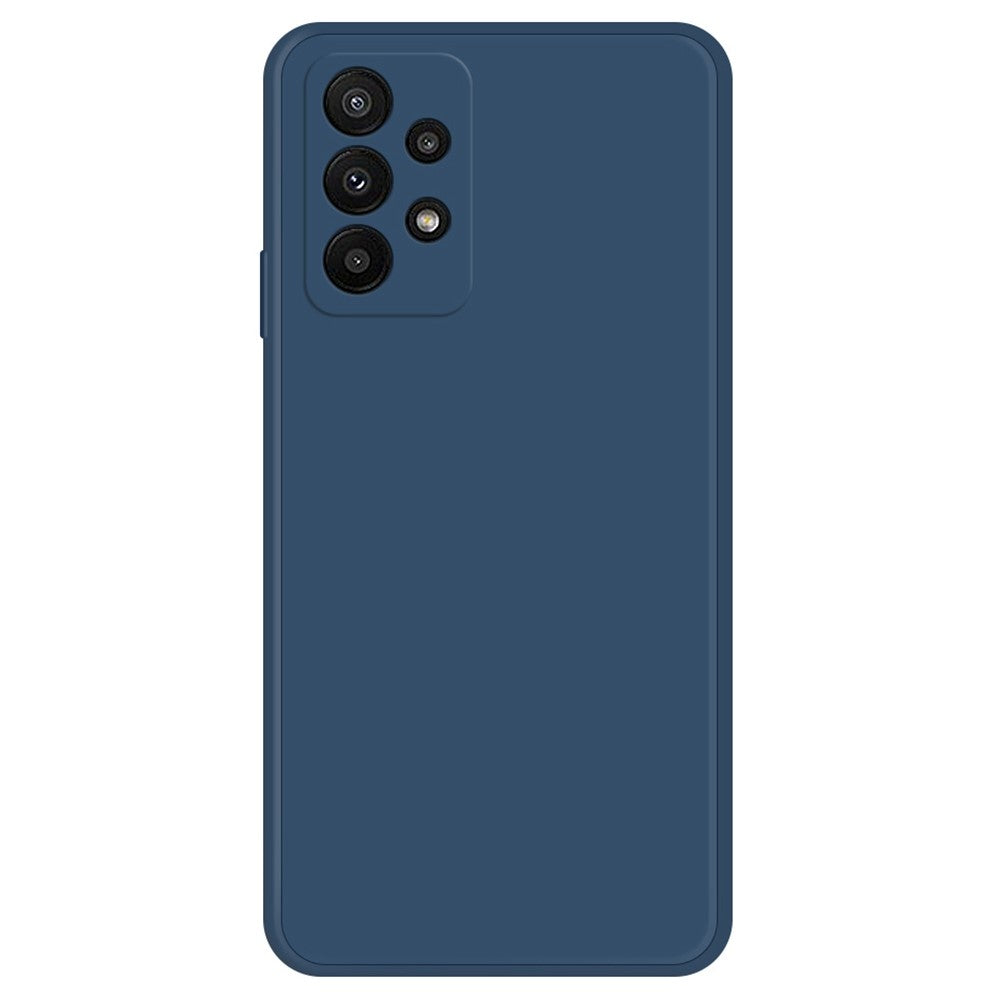 Bagcover til Samsung Galaxy A23 5G (Global Version) / 4G, Lige Kant, Gummiert TPU+Mikrofiber Foring Telefoncover