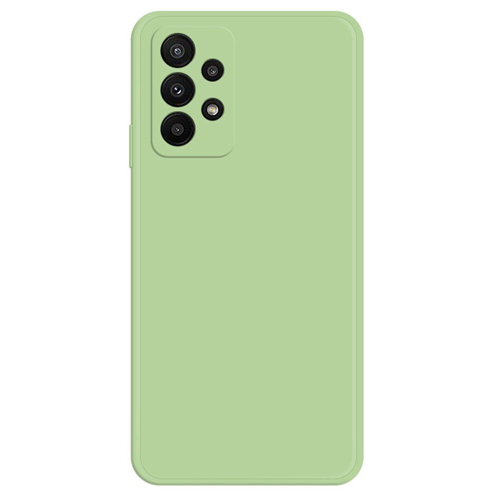 Bagcover til Samsung Galaxy A23 5G (Global Version) / 4G, Lige Kant, Gummiert TPU+Mikrofiber Foring Telefoncover