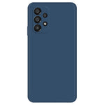 Bagcover til Samsung Galaxy A33 5G, Kollisionssikkert Lige Kant Gummibelagt TPU+Mikrofiber Foring Telefoncover