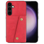 For Samsung Galaxy S25+ Case Card Slots Kickstand Leather + TPU Phone Cover
