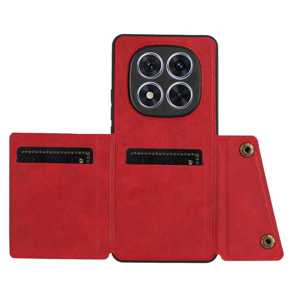 For Xiaomi Redmi Note 14 Pro 5G / Poco X7 5G Case Card Slots Kickstand Leather + TPU Phone Cover