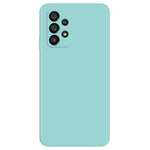 Telefoncover med lige kant til Samsung Galaxy A53 5G, gummibelagt TPU+mikrofiberfor telefoncover