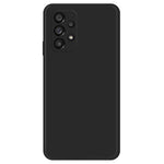 Telefoncover med lige kant til Samsung Galaxy A53 5G, gummibelagt TPU+mikrofiberfor telefoncover
