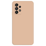 Rak kant på baksidan av mobilen för Samsung Galaxy A53 5G, gummerat TPU + mikrofiberfoder för mobilen