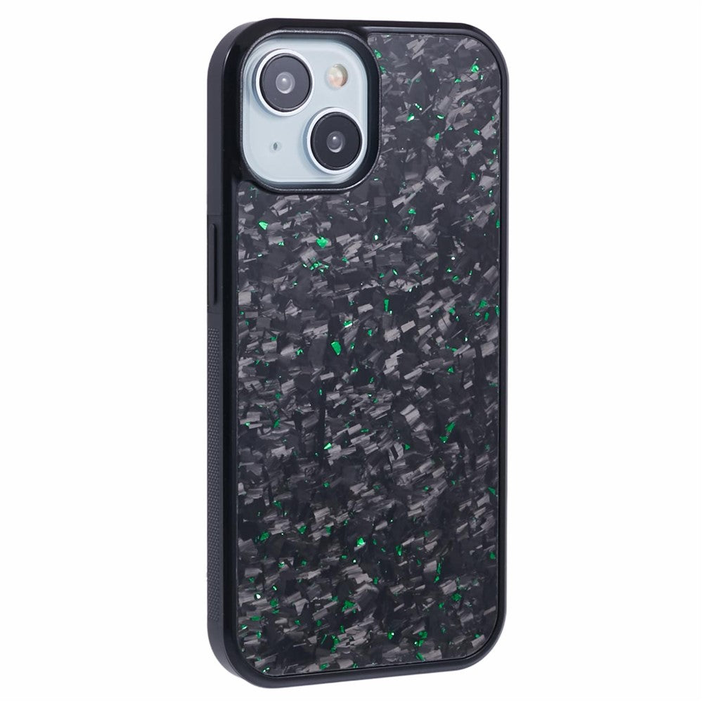 Til iPhone 13 Magnetisk Cover Smedet Tekstur Aramidfiber+TPU Skridsikker Telefoncover
