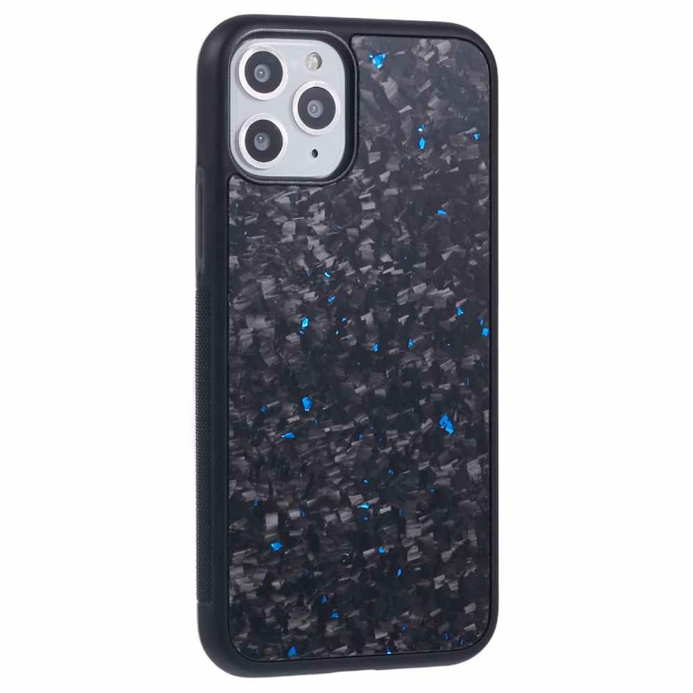 Til iPhone 11 Pro Max Magnetisk Cover Forged Texture Aramidfiber+TPU Anti-Skrid Telefoncover
