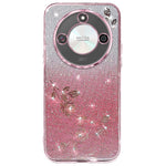 KADEM For Honor X60 5G Case Flower TPU Flexible Gradient Phone Cover