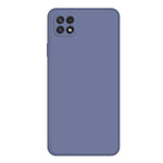 Cell Phone Back Cover for Samsung Galaxy A22 5G (EU Version), Fall Prevention Straight Edge Rubberized TPU Phone Case with Microfiber Lining