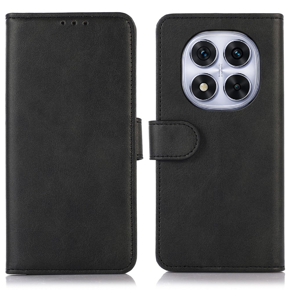 For Xiaomi Redmi Note 14 Pro 5G / Poco X7 5G Case Cowhide Texture Leather Wallet Phone Cover with Stand