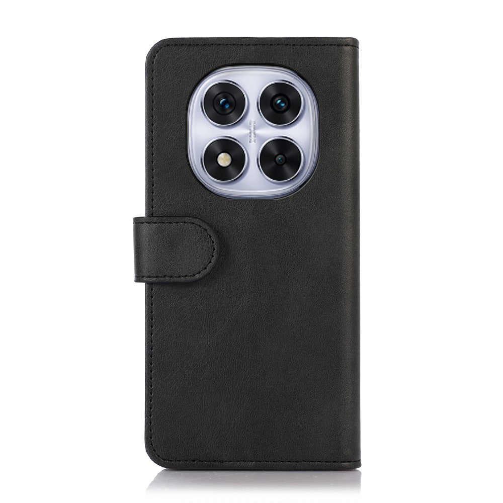 For Xiaomi Redmi Note 14 Pro 5G / Poco X7 5G Case Cowhide Texture Leather Wallet Phone Cover with Stand