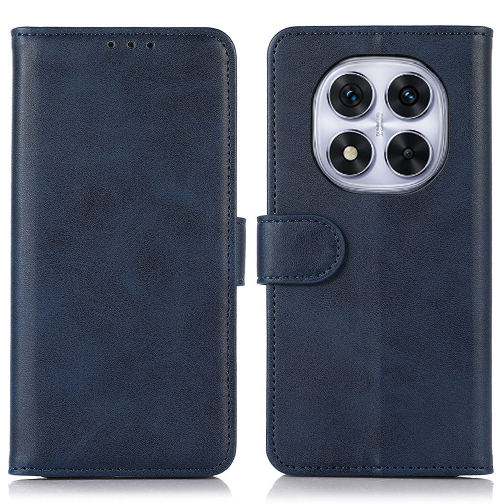 For Xiaomi Redmi Note 14 Pro 5G / Poco X7 5G Case Cowhide Texture Leather Wallet Phone Cover with Stand