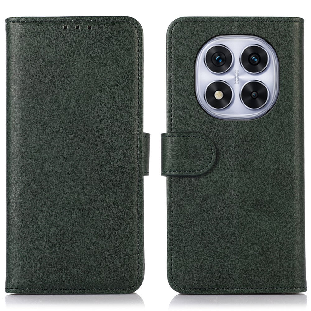 For Xiaomi Redmi Note 14 Pro 5G / Poco X7 5G Case Cowhide Texture Leather Wallet Phone Cover with Stand