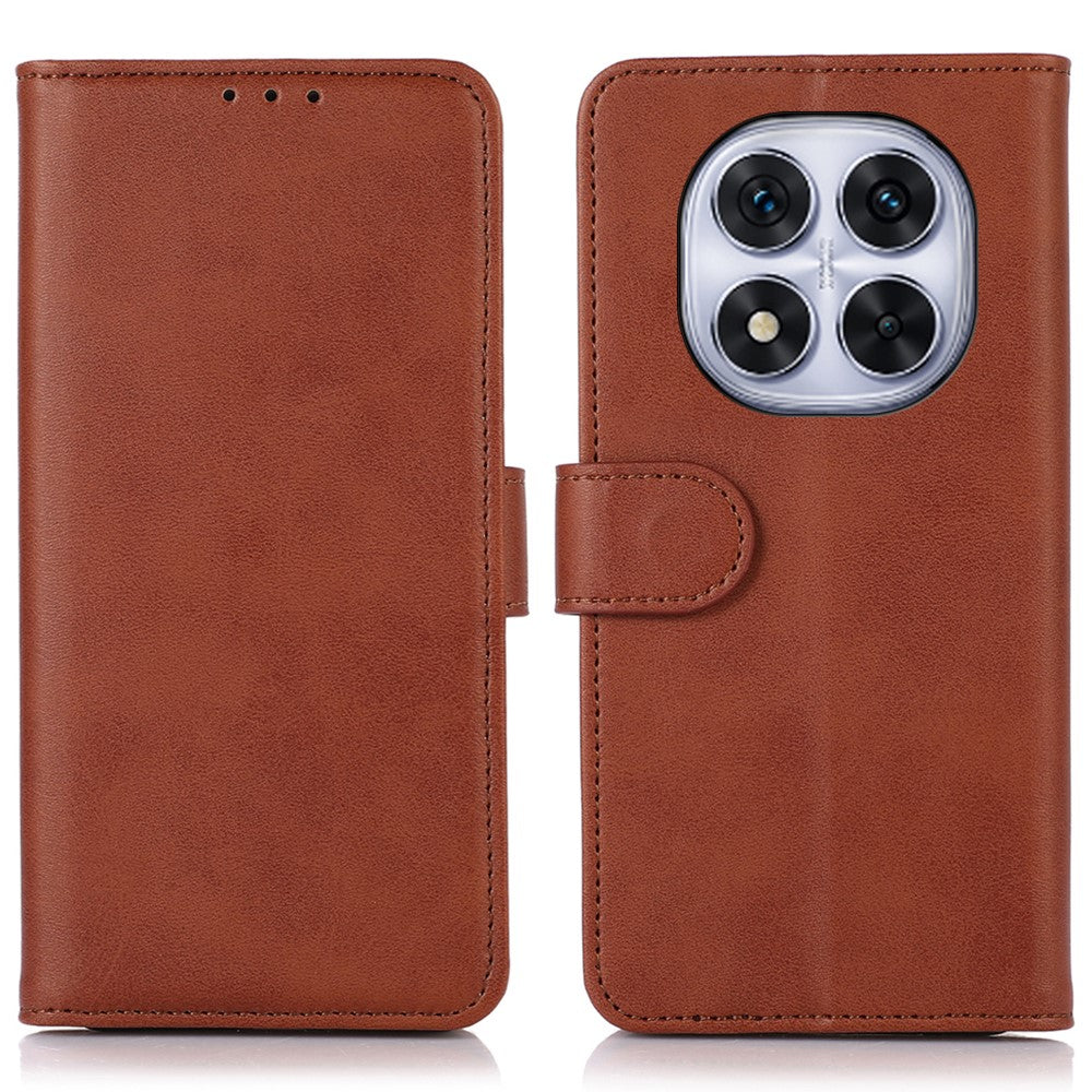 For Xiaomi Redmi Note 14 Pro 5G / Poco X7 5G Case Cowhide Texture Leather Wallet Phone Cover with Stand