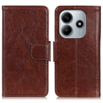 For Xiaomi Redmi Note 14 4G (163.25mm) Case Nappa Texture Split Leather Wallet Phone Cover