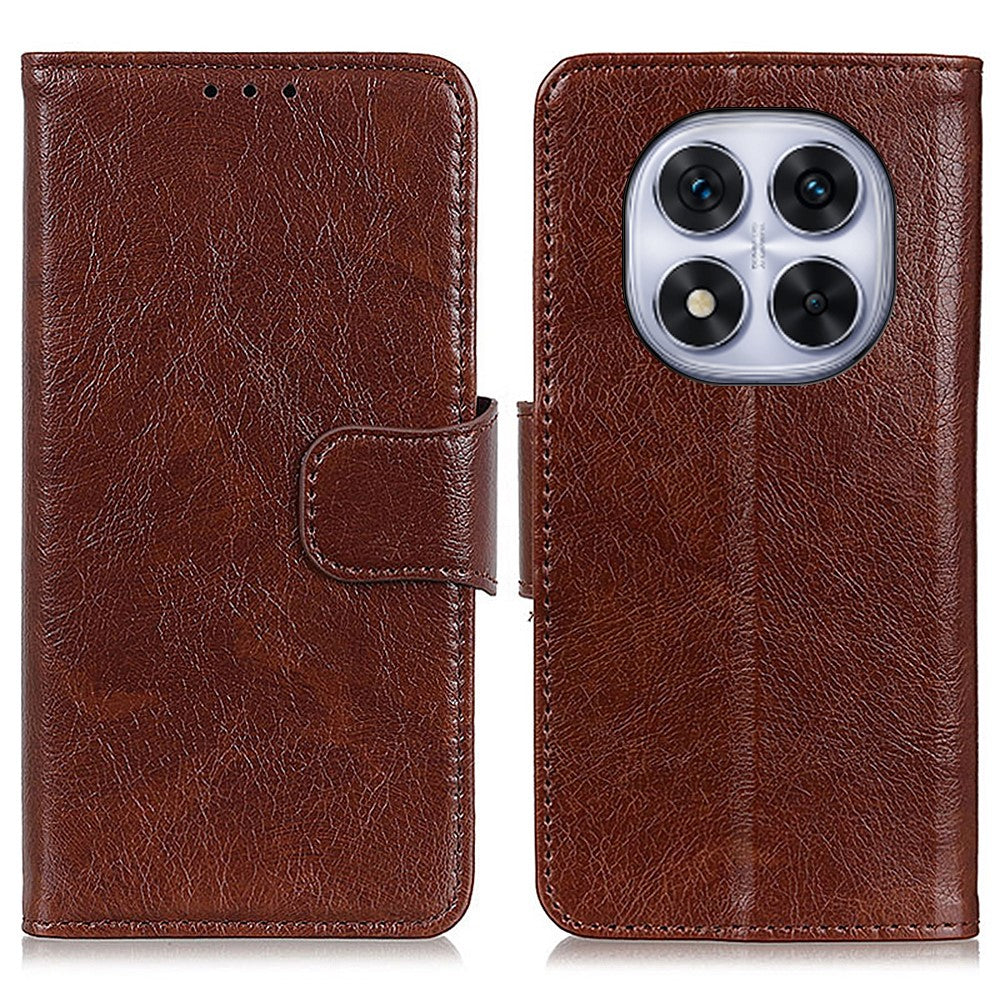 For Xiaomi Redmi Note 14 Pro 5G / Poco X7 5G Case Nappa Texture Split Leather Wallet Phone Cover